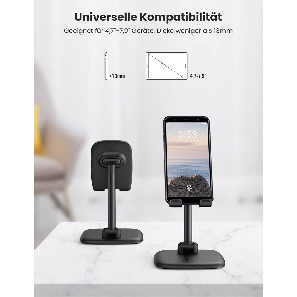 UGREEN LP287, Adjustable Desk Phone Holder, Black — 2