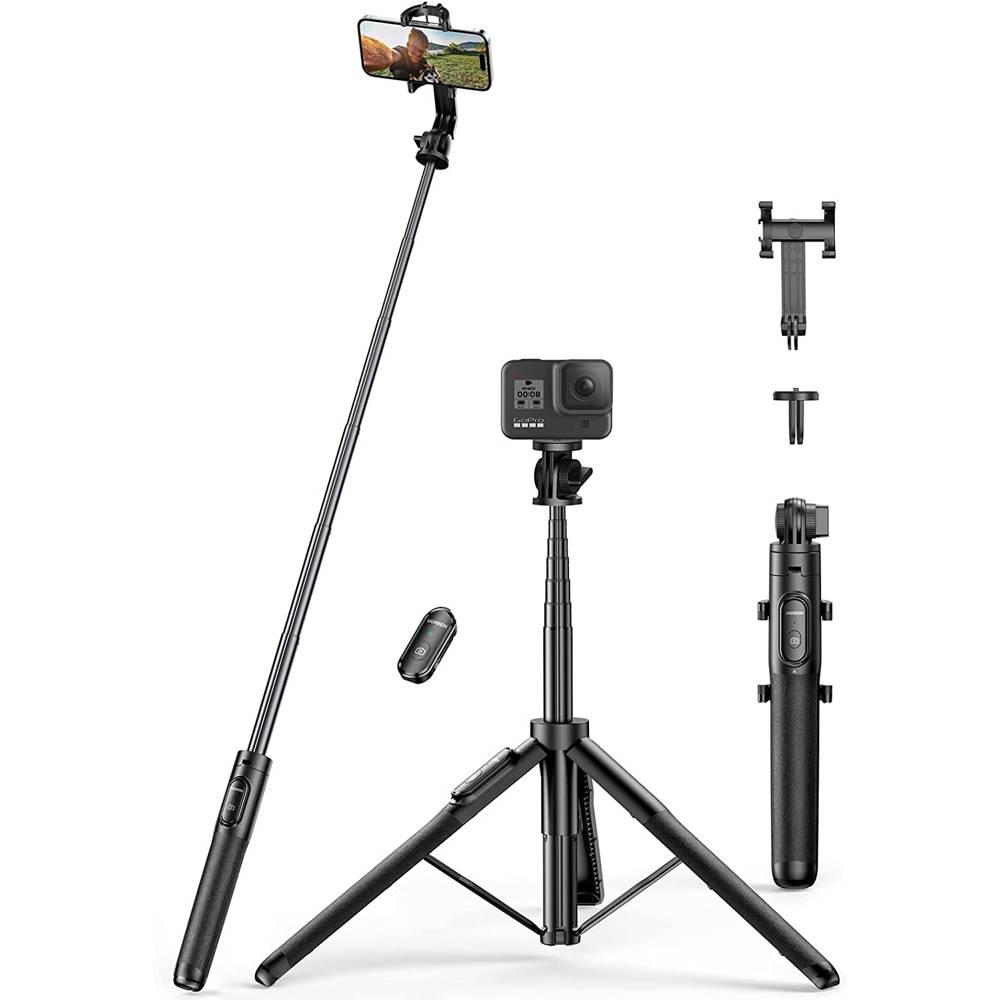 UGREEN LP586, Bluetooth, Selfie Stick Tripod, Black