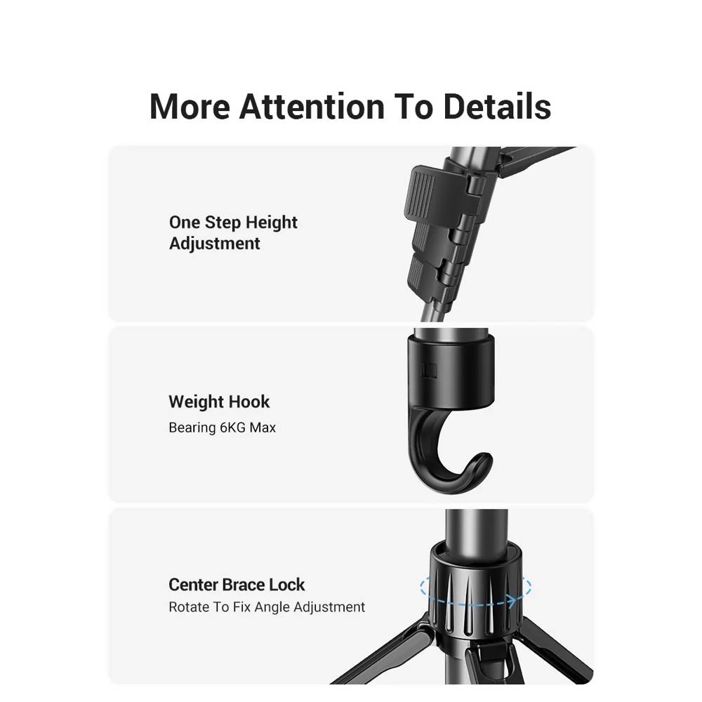 UGREEN LP661, Specialized Tripod, Black — 2