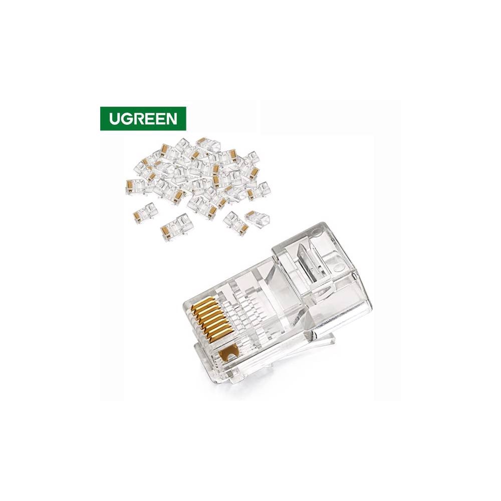 UGREEN NW110 RJ45 Network Connector for UTP Cat5, Cat 5e 50pcs