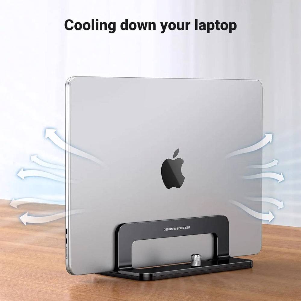 UGREEN LP258, Vertical Laptop Stand, Space Saver — 2