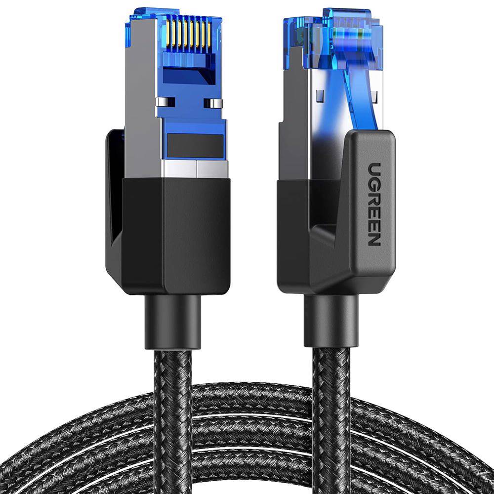 UGREEN NW153, CAT8 Patch Cord LAN Cable, 10m, Black
