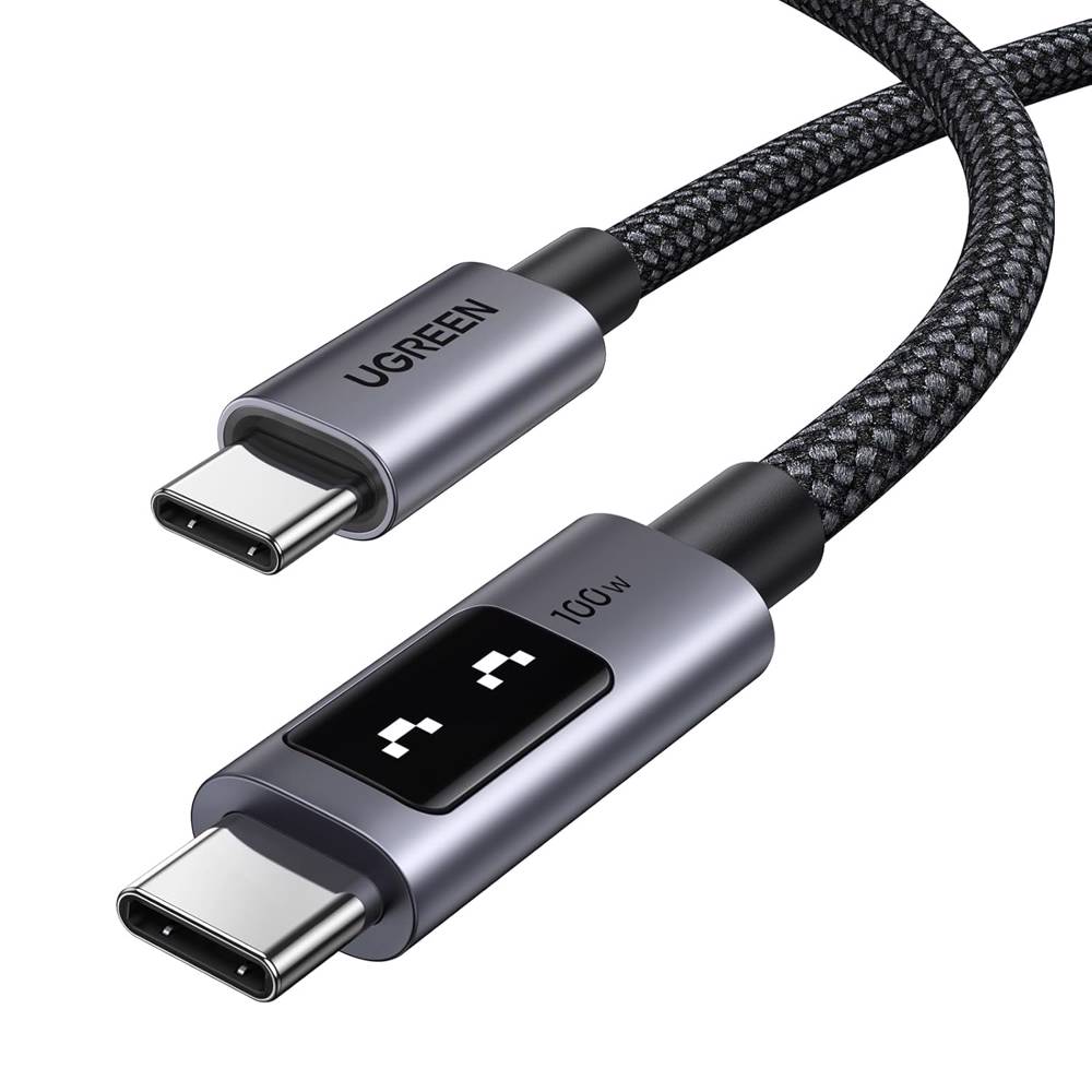 UGREEN Uno L509, 100W, Type-C to Type-C, 2M, Black/Grey