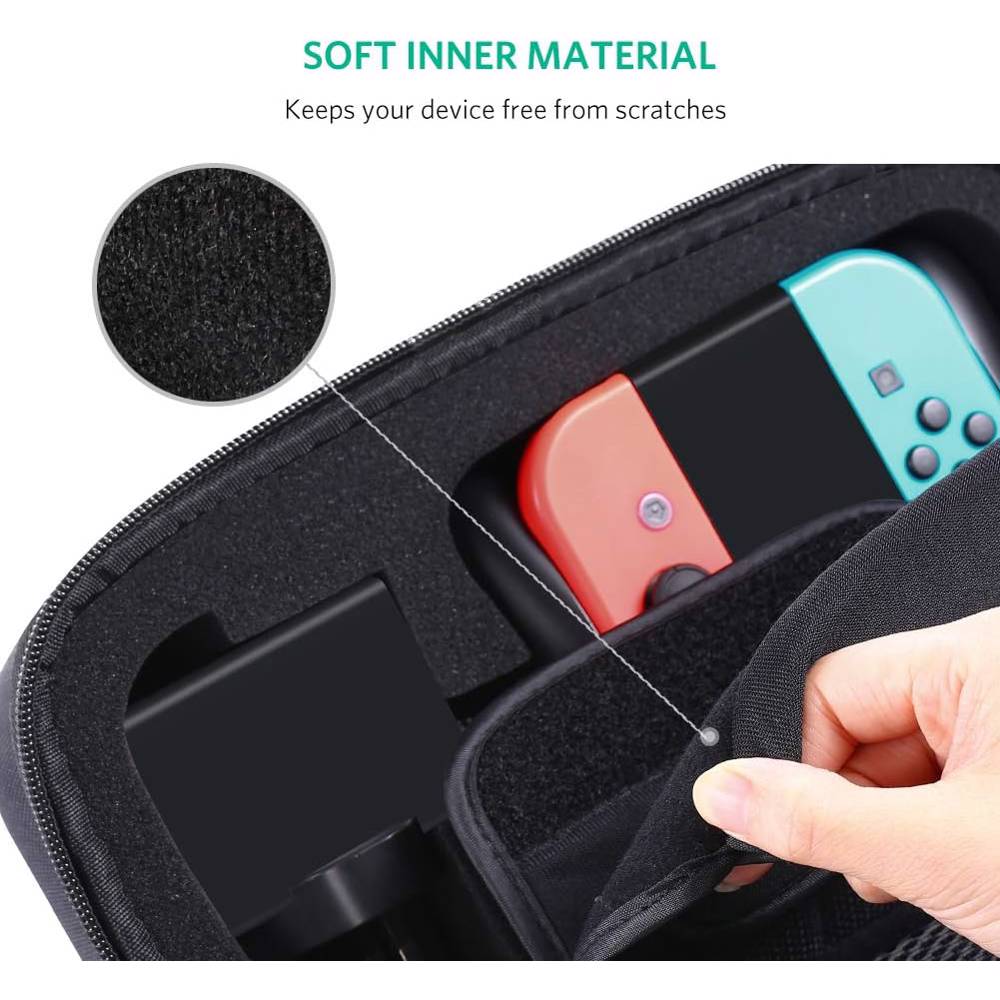 UGREEN LP145, Case Box For Nintendo Switch And Accessories, Black — 2