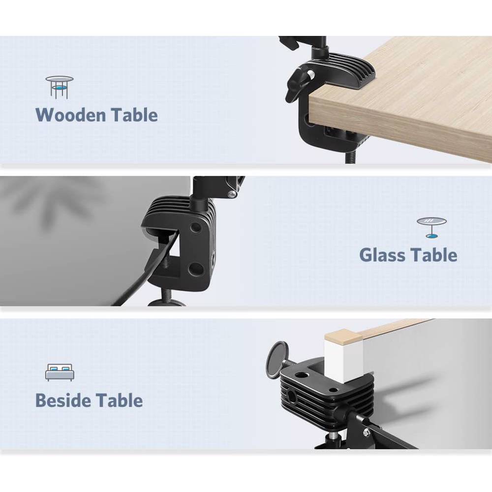 UGREEN LP142 Universal Holder with Folding Long Arm (Black) — 2