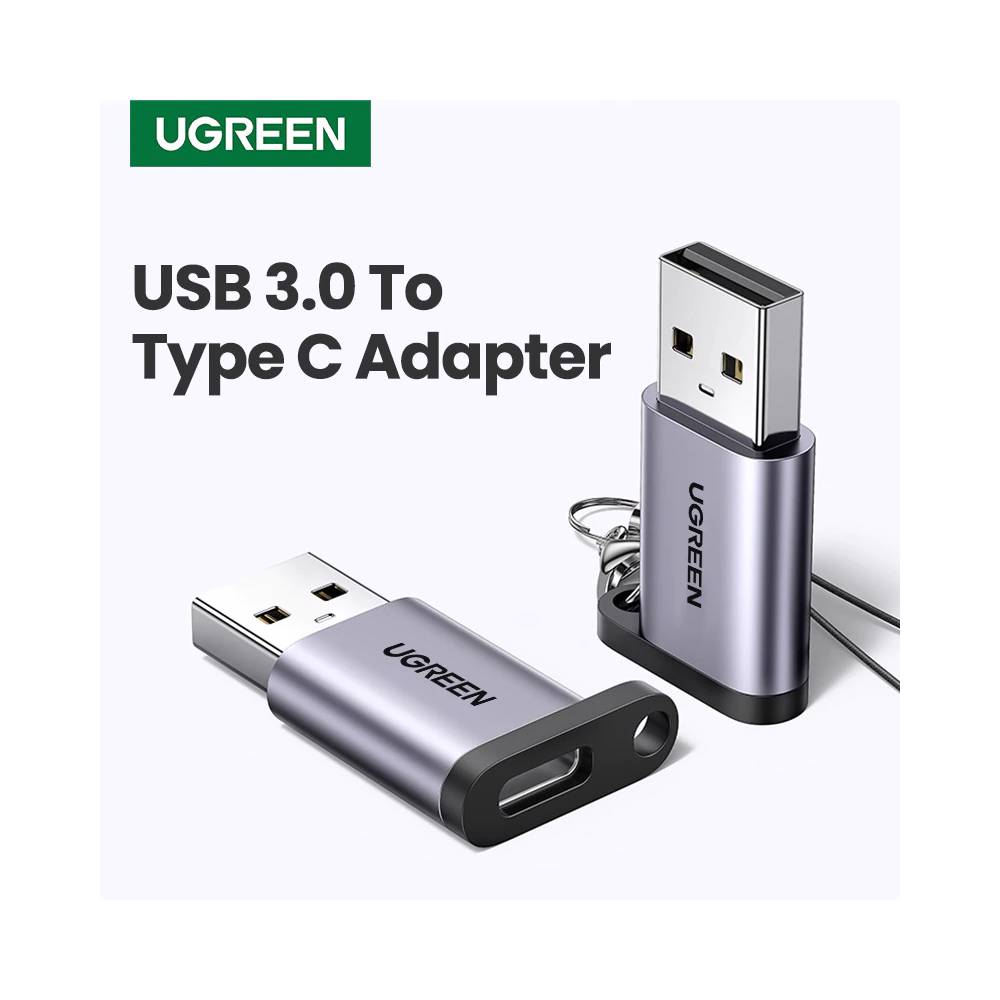 UGREEN US276 USB 3.0 to Type-C Adapter, Gray — 2