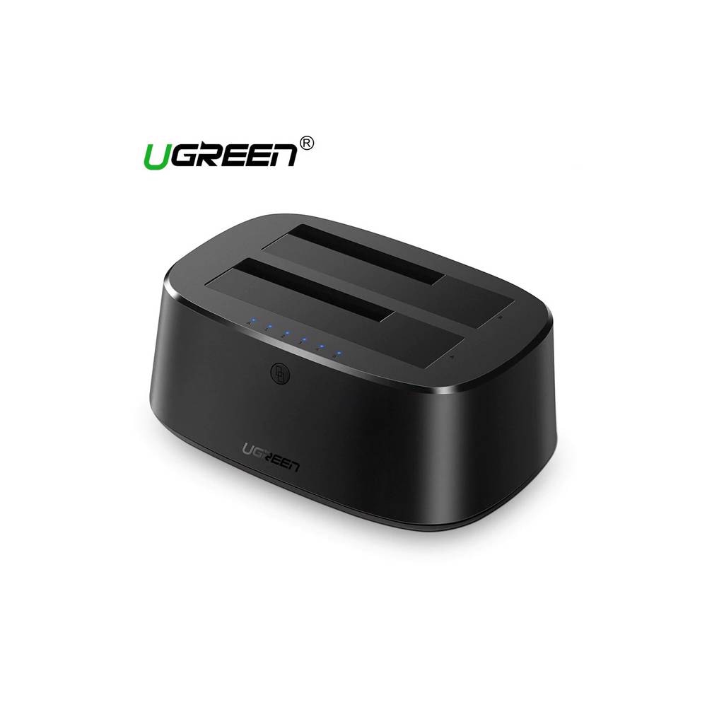 UGREEN CM198 USB 3.0 to SATA Dual-Bay Hard Drive Docking Station