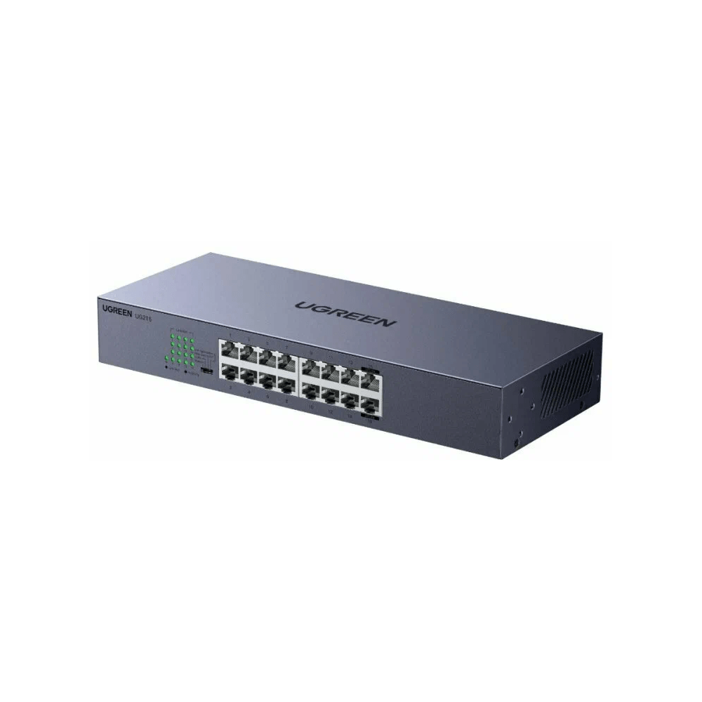 UGREEN CM939, 16-Port Gigabit, Switch, Grey