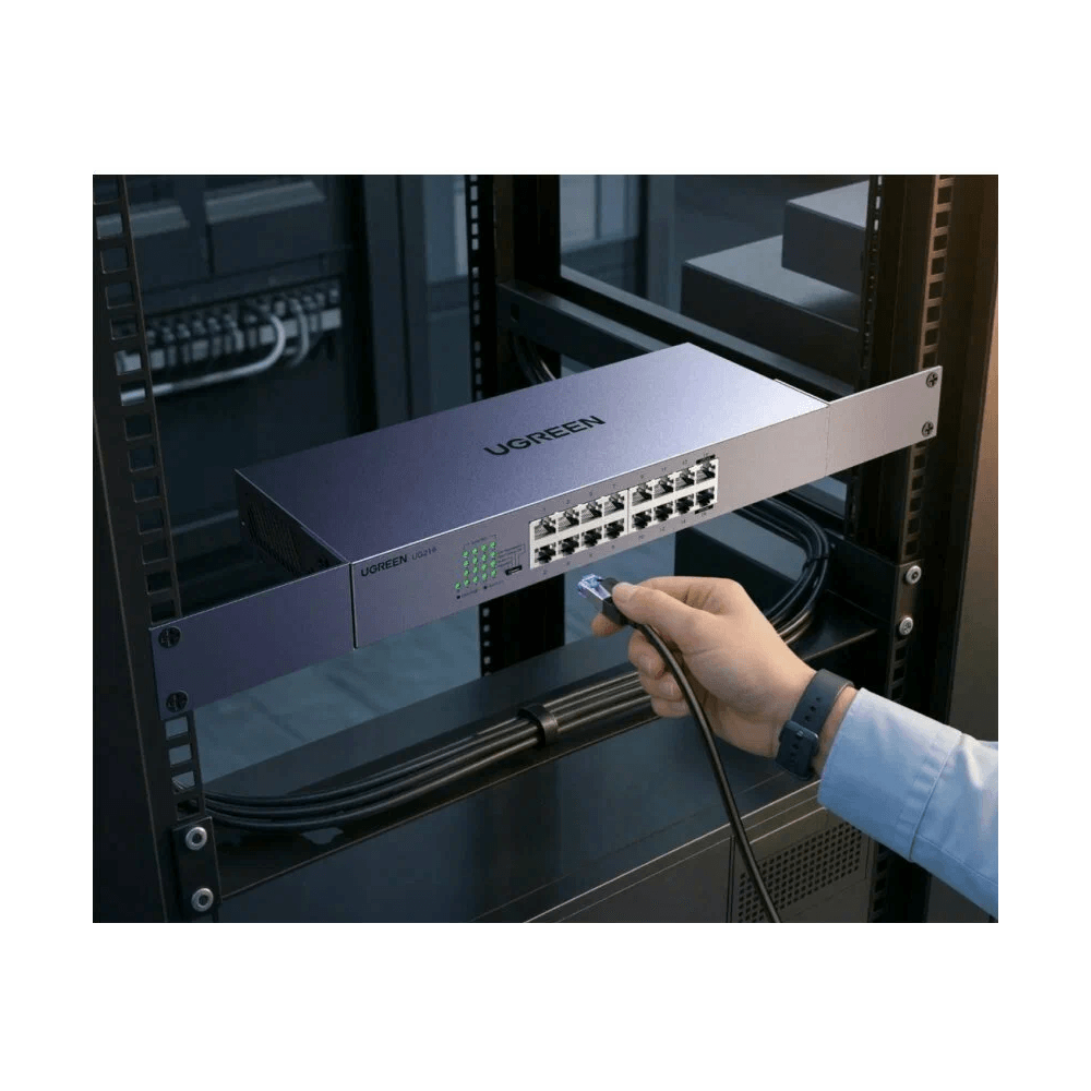 UGREEN CM939, 16-Port Gigabit, Switch, Grey — 2