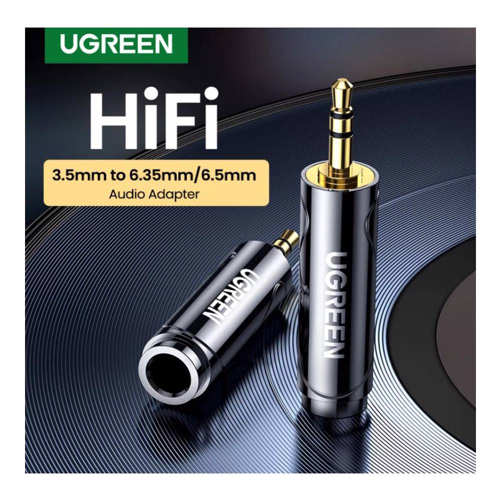 UGREEN 80730, 3.5mm to 6.35mm Audio Adapter, Silver — 2