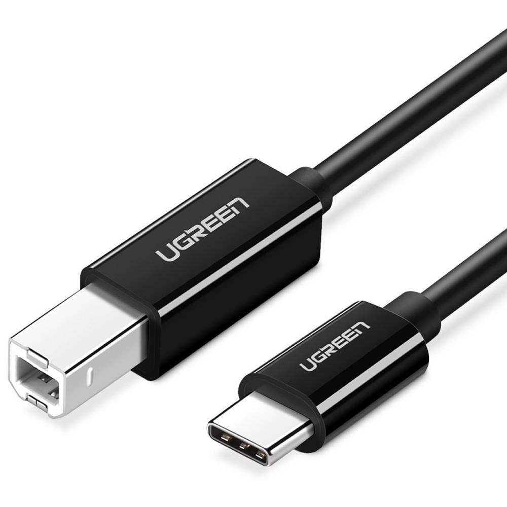 UGREEN US241, Type-C To USB-B, 1m, Black