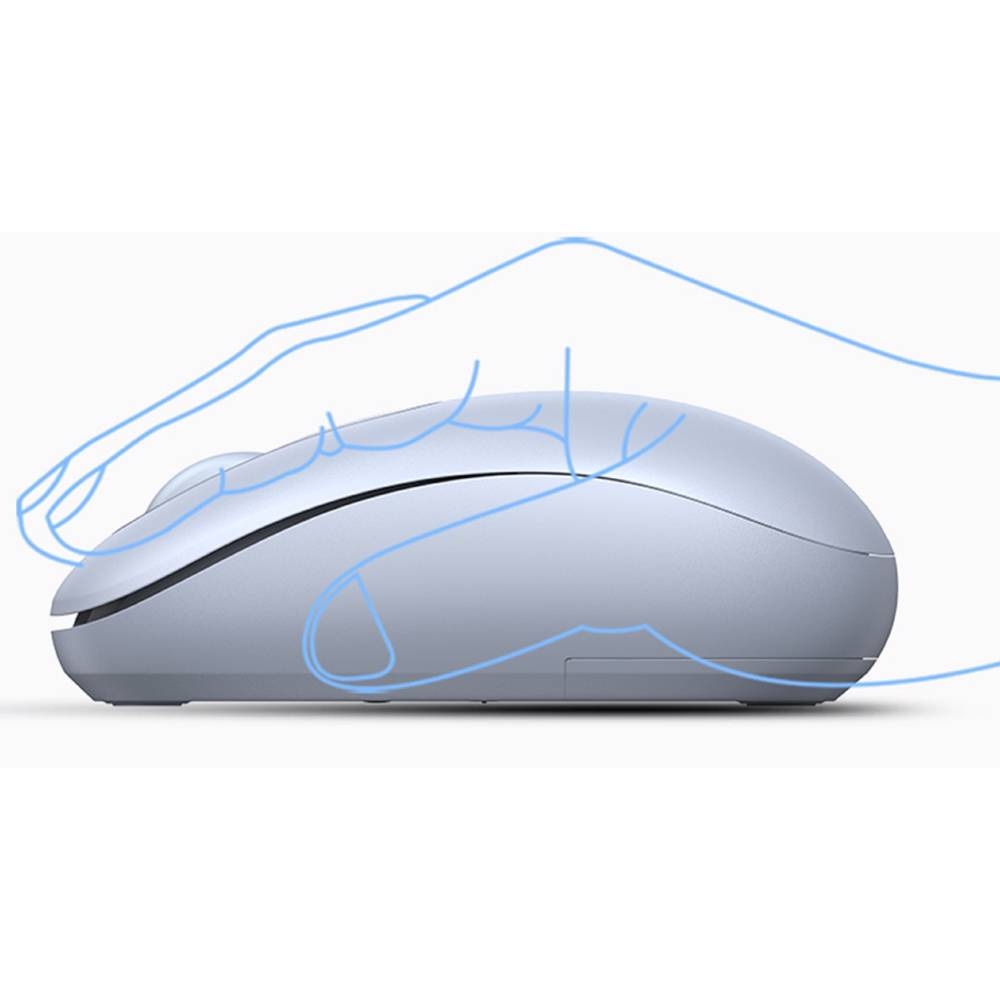 UGREEN MU105, Wireless, USB, Mouse, Dusty Blue — 2