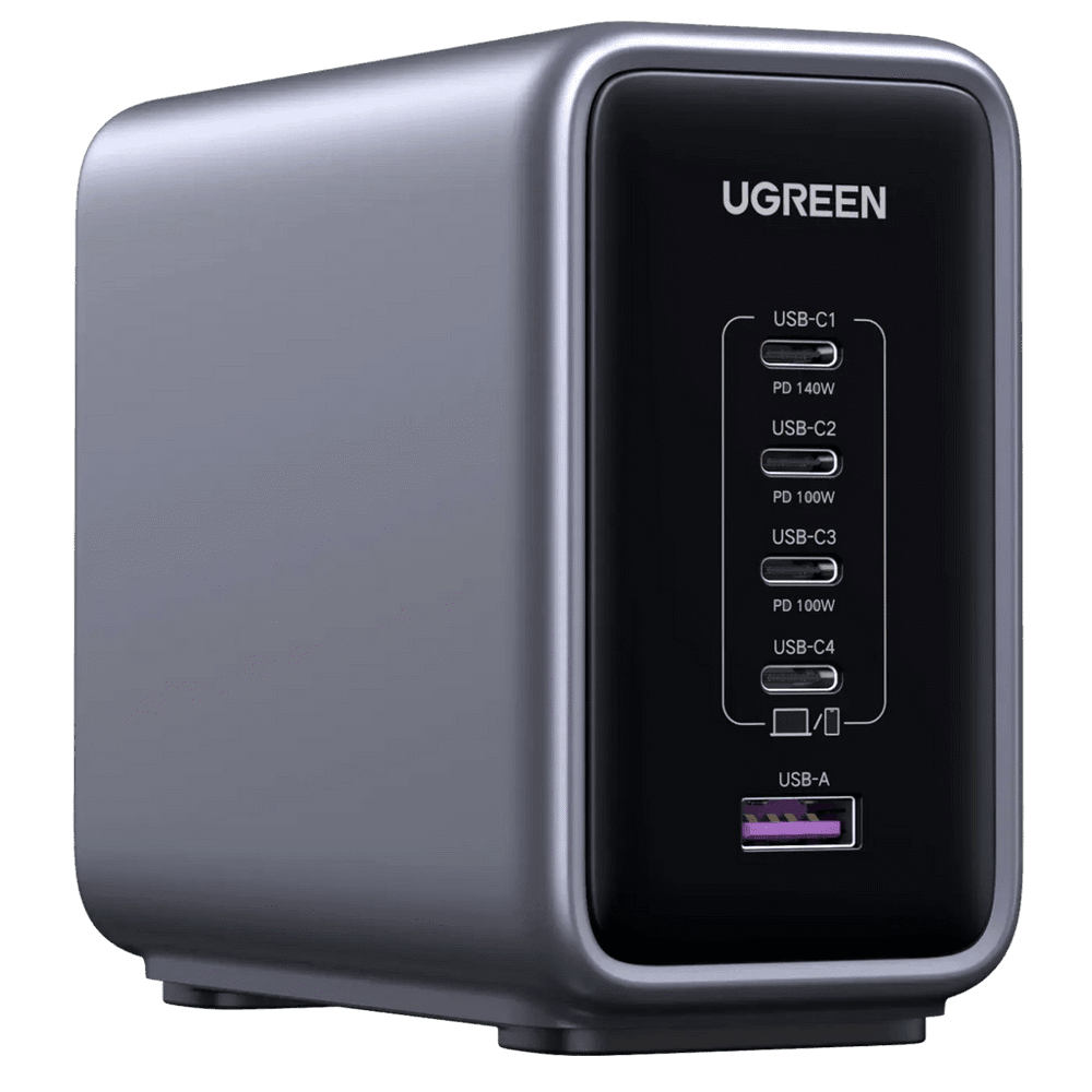 UGREEN CD333 Nexode, 300W, Type-C, USB, 5-Port PD GaN Fast Charger, Grey