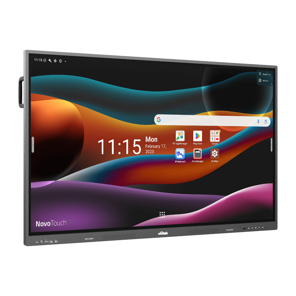 Vivitek EK757i NovoTouch, 75", RAM 16GB, 128GB, Android 14, Smart Board, Grey — 2