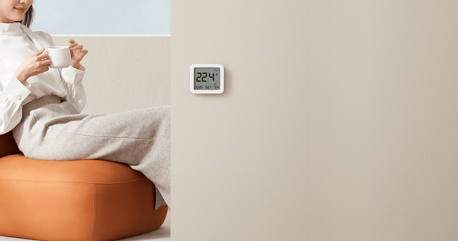 Xiaomi Smart Temperature and Humidity Monitor 3 White