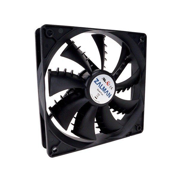 Zalman Case Fan ZM-F3 SF, 120mm, 1200rpm, 3pin, 20-23dBa, black - 2