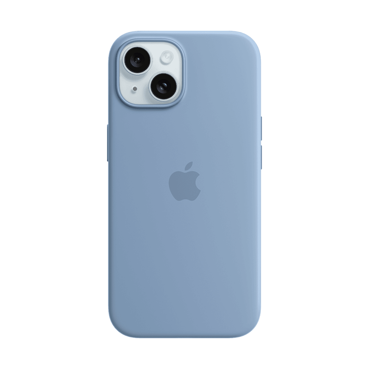 iPhone 15 Silicone Case with MagSafe - Winter Blue 3