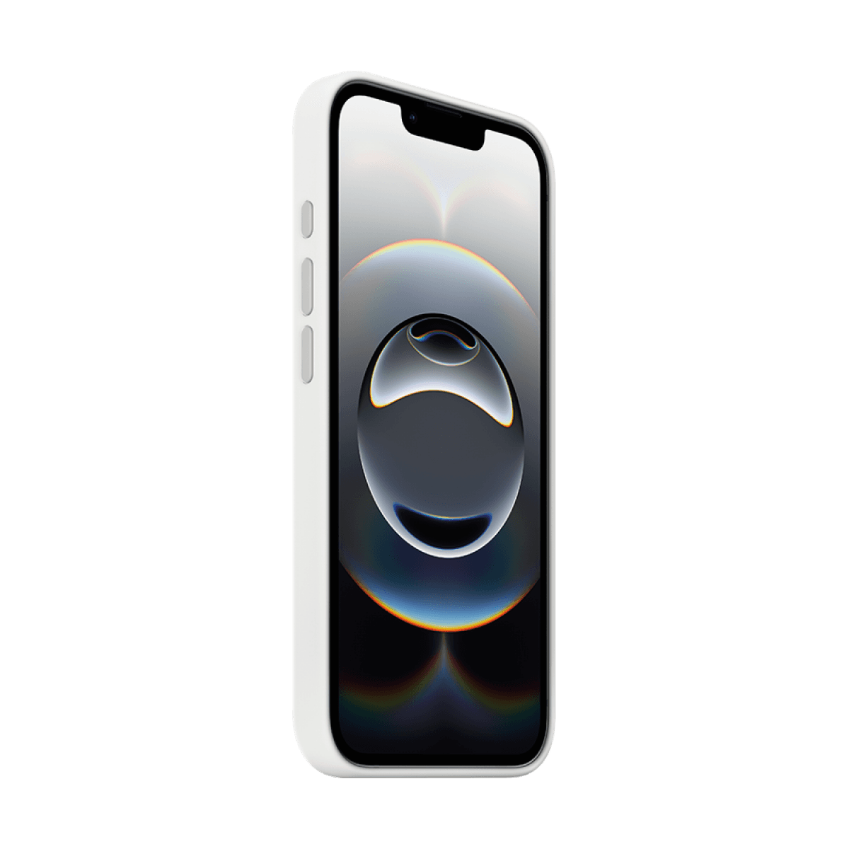 iPhone 16e Silicone Case – White 4