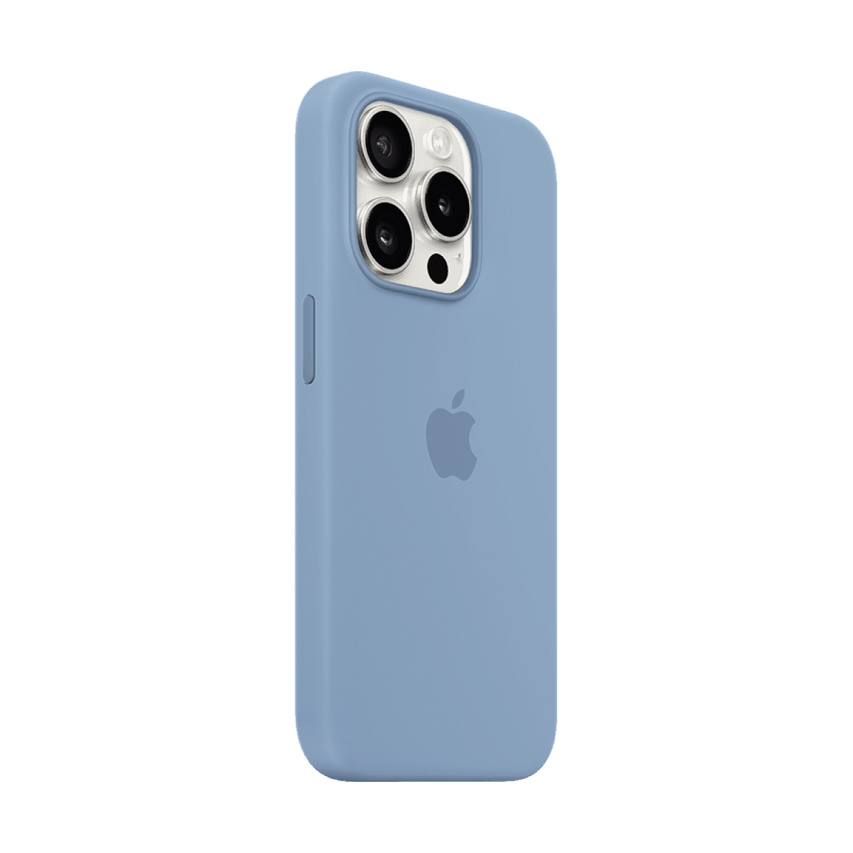 iPhone 15 Pro Silicone Case with MagSafe - Winter Blue 4