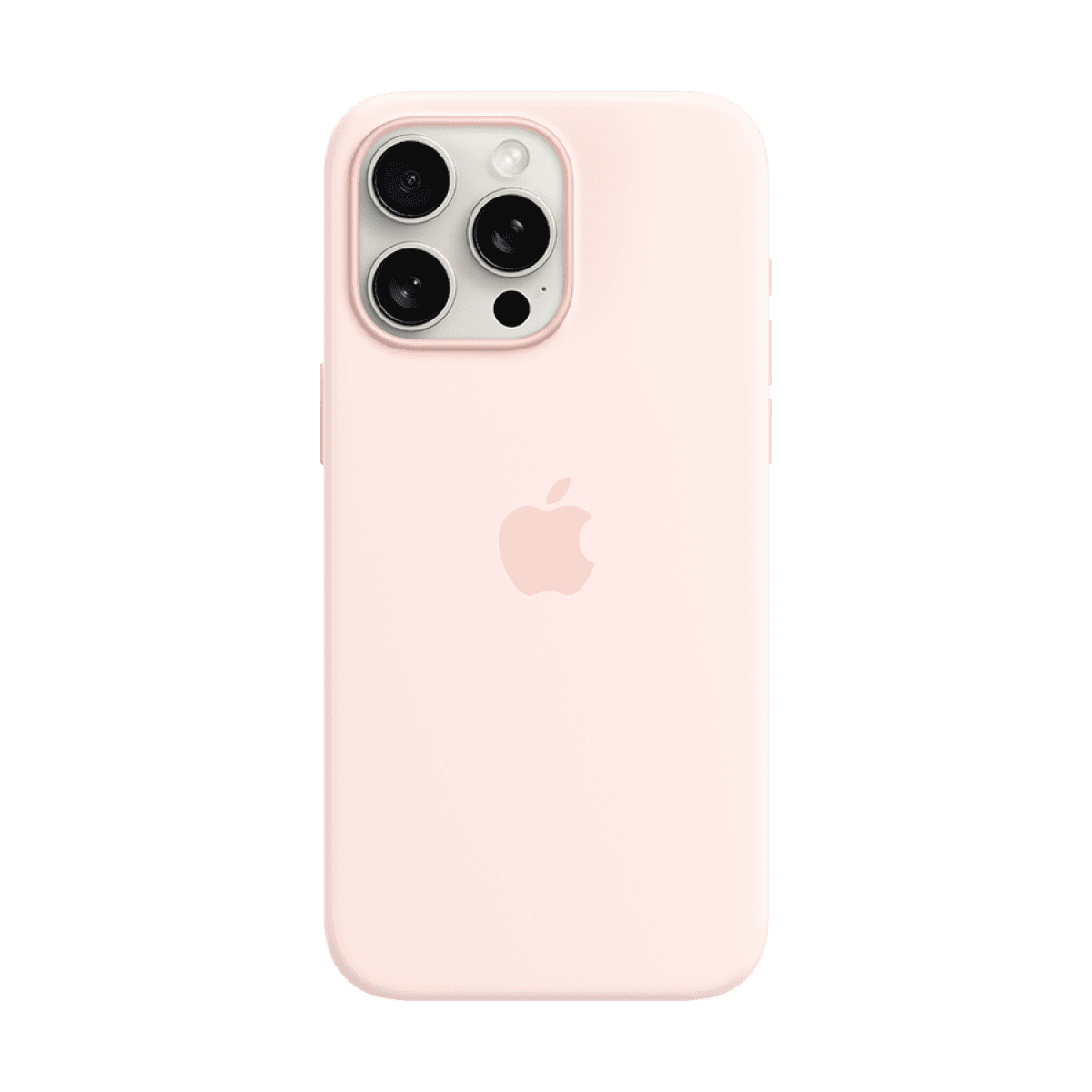 iPhone 15 Pro Max Silicone Case with MagSafe - Light Pink 2