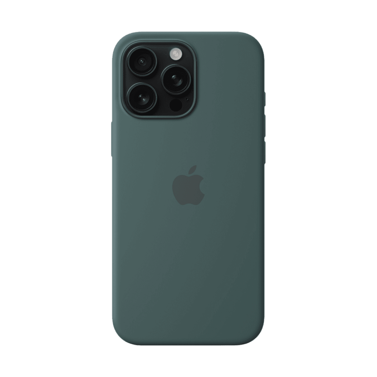 iPhone 16 Pro Max Silicone Case with MagSafe - Lake Green 2