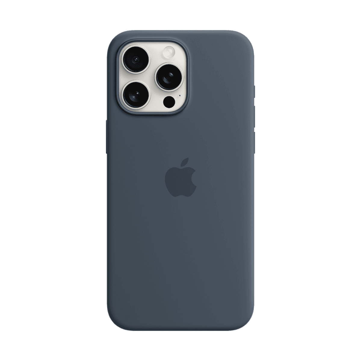 iPhone 15 Pro Max Silicone Case with MagSafe - Storm Blue 2