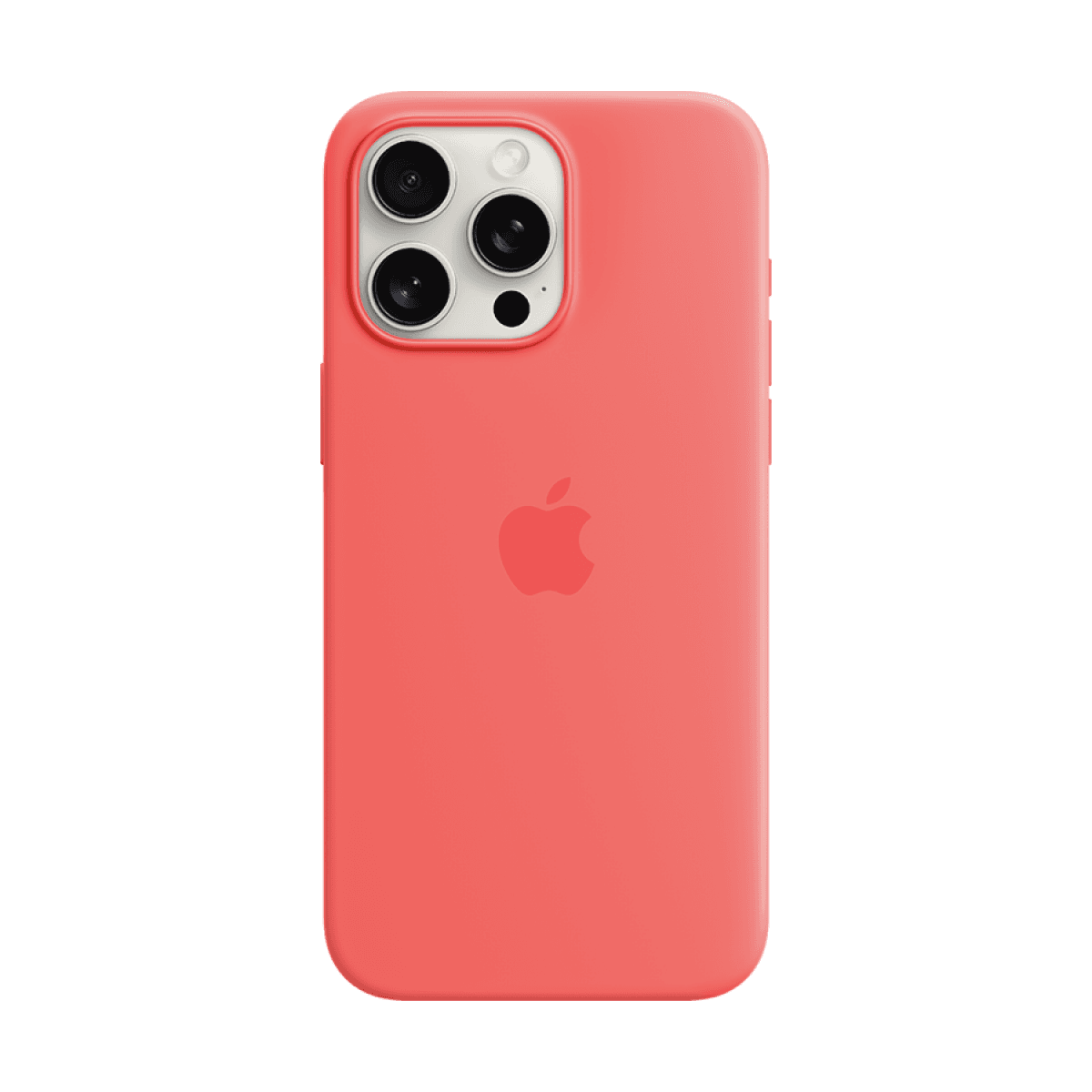iPhone 15 Pro Max Silicone Case with MagSafe - Guava 2