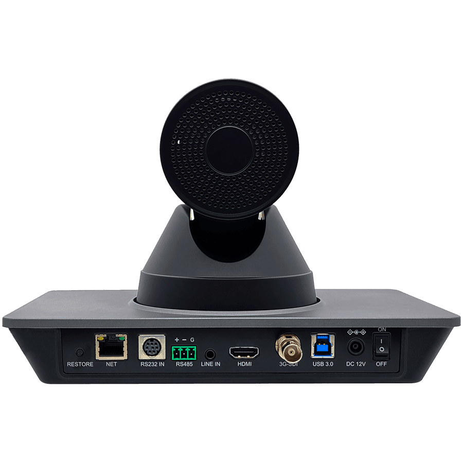 Prestigio Solutions Video Conferencing 4K PTZ Camera: 4K, 8.5MP, No mic, Connection via HDMI 2.0, USB 3.0 or RJ45 2