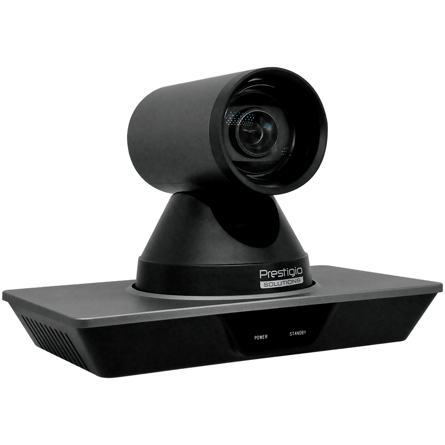 Prestigio Solutions Video Conferencing 4K PTZ Camera: 4K, 8.5MP, No mic, Connection via HDMI 2.0, USB 3.0 or RJ45 3
