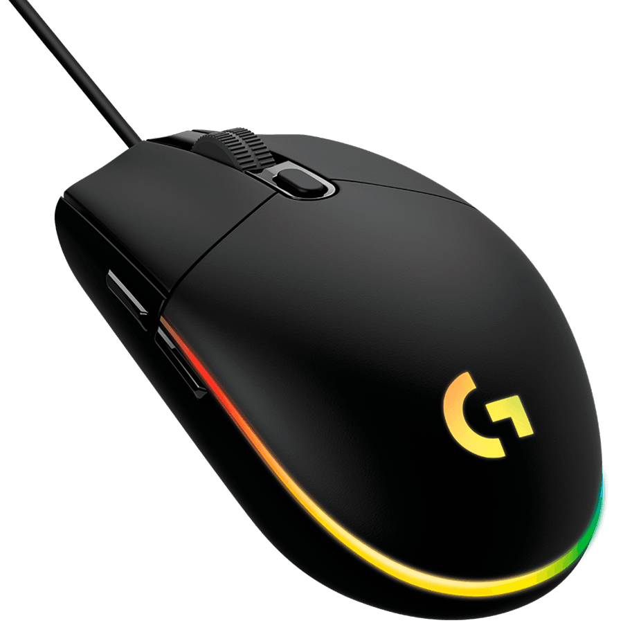 LOGITECH G102 LIGHTSYNC Corded Gaming Mouse - BLACK - USB - EER 2