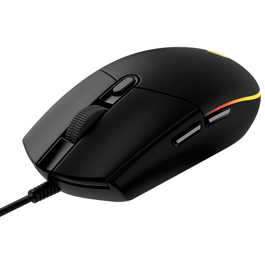 LOGITECH G102 LIGHTSYNC Corded Gaming Mouse - BLACK - USB - EER 3