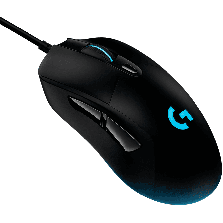LOGITECH G403 HERO LIGHTSYNC Corded Gaming Mouse - BLACK - USB - EER2 2