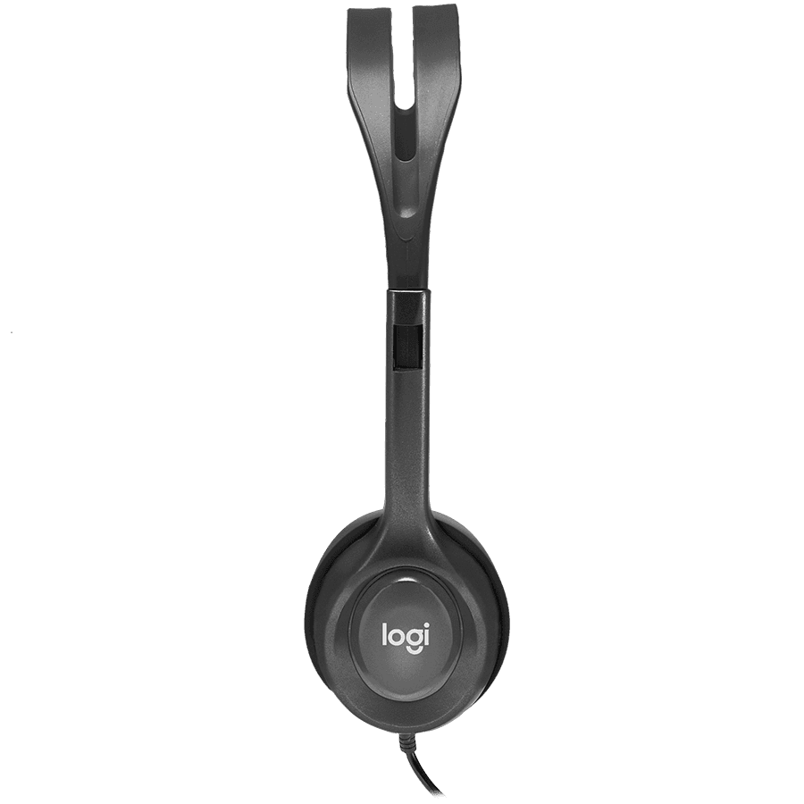 LOGITECH H111 Corded Stereo Headset - BLACK - 3.5 MM 4