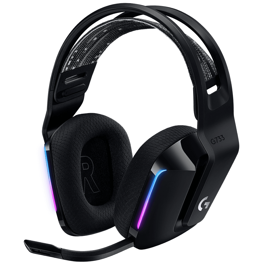 LOGITECH G733 LIGHTSPEED Wireless RGB Gaming Headset - BLACK