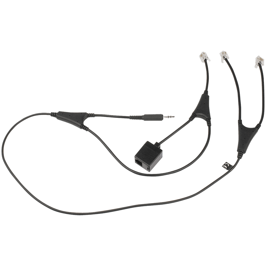 JABRA Link MSH-Adapter cord (only for GN 9120 EHS Version & GN 93XX) for Alcatel IP Touch device: 4028/4038/4068/4029/4039 does not replace MSH Software