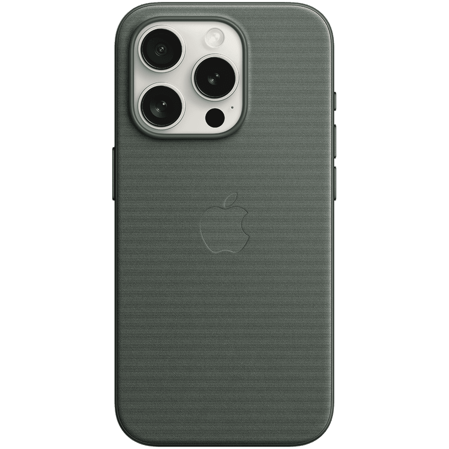 iPhone 15 Pro FineWoven Case with MagSafe - Evergreen
