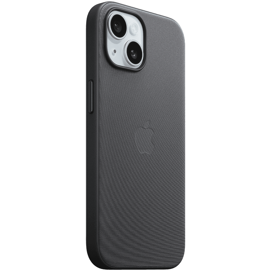 iPhone 15 FineWoven Case with MagSafe - Black 2