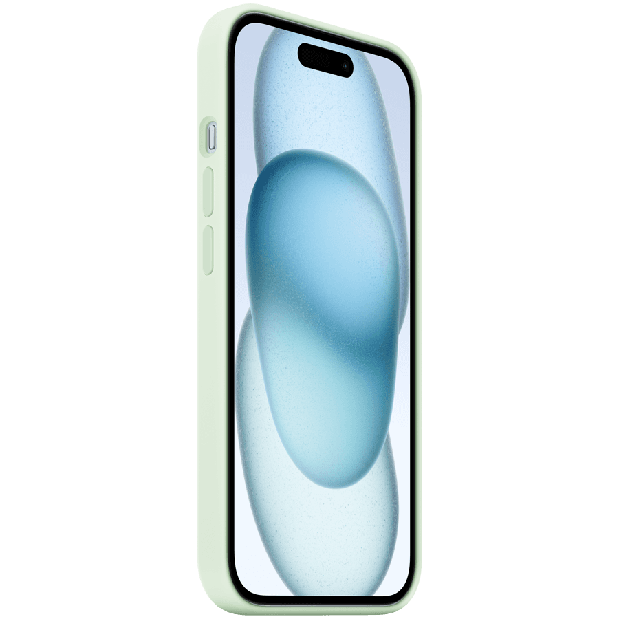 iPhone 15 Silicone Case with MagSafe - Soft Mint 2