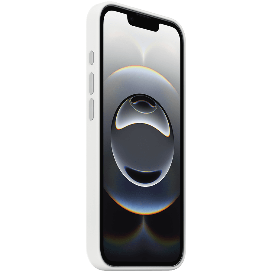 iPhone 16e Silicone Case – White 2