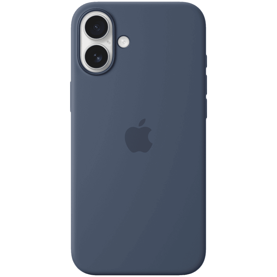 iPhone 16 Plus Silicone Case with MagSafe - Denim