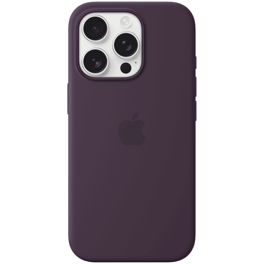 iPhone 16 Pro Silicone Case with MagSafe - Plum