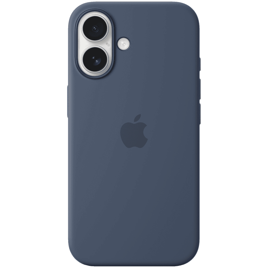 iPhone 16 Silicone Case with MagSafe - Denim