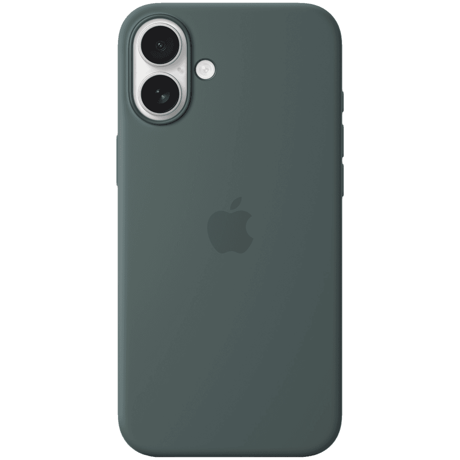 iPhone 16 Plus Silicone Case with MagSafe - Lake Green