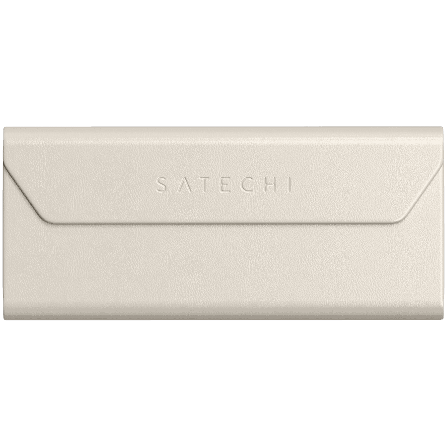 SATECHI Vegan-Leather FindAll Glasses Case (Sand) 4