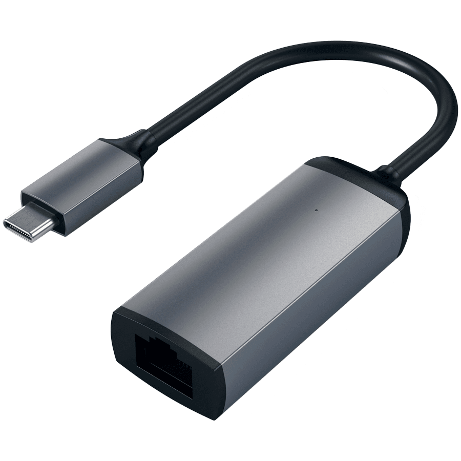 SATECHI Aluminum Type-C to Gigabit Ethernet Adapter Space Gray 2