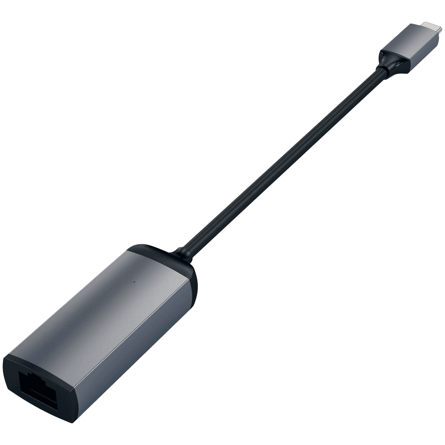 SATECHI Aluminum Type-C to Gigabit Ethernet Adapter Space Gray 3