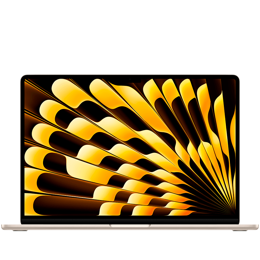 15-inch MacBook Air: Apple M4 chip with 10-core CPU and 10-core GPU, 24GB, 512GB SSD - Starlight