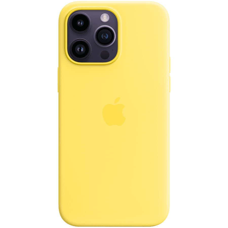 iPhone 14 Pro Max Silicone Case with MagSafe - Canary Yellow