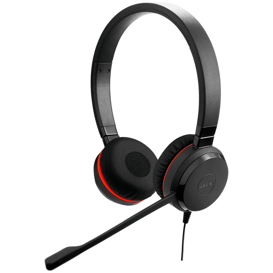 JABRA Evolve 20 SE, Stereo MS, USB C/A adapter, Leather 3