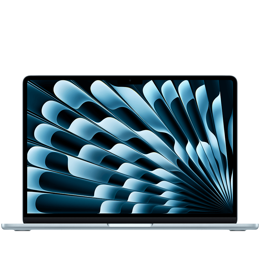 13-inch MacBook Air: Apple M5 chip with 10-core CPU and 10-core GPU, 24GB, 1TB SSD - Sky Blue